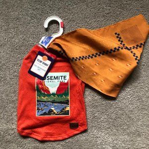NWT Dog Yosemite Bandana and T-Shirt Set Size X-Small